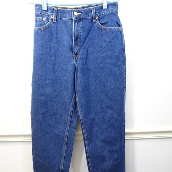LEVI'S Vintage Mom Jeans 550 Size 12 reg Relaxed Fit Tapered Leg High Rise - Picture 1 of 8